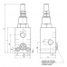 Предохранительный клапан V0710 VMP 1/2 "10-180 (80-300) BAR