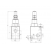 Запобіжний клапан V0689 VMP 1/4 "L10-180 (80-300) BAR