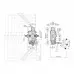 Гідророзподільник Q25 F1S(N)-103/A8/M1-F3D 1 секція (Galtech)